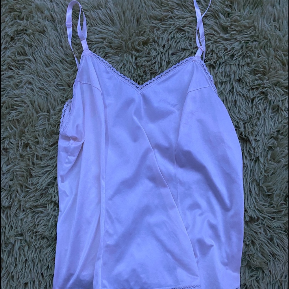 Y2K/INDIE white lace tank top